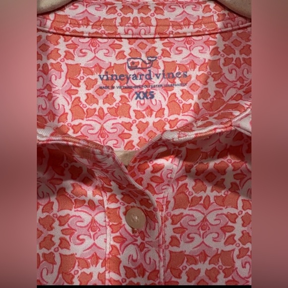 Vineyard Vines Sunrise Sankaty Striped Margo Dress Pink XXS EUC - Picture 3 of 4